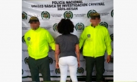 La capturada fue identificada como Marisodelis Martínez Gamarra, natural de Cartagena.
