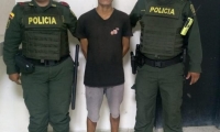 Este fue el joven capturado en medio de la riña intrafamiliar.