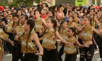 Desfile folclórico en el año 2017.