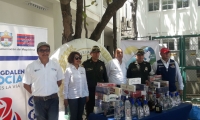 La campaña se realiza gracias a una alianza entre Gobernación, Federación Nacional de Departamentos, Policía Fiscal y Aduanera y Policía Metropolitana de Santa Marta.