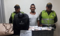 Luis Alberto Mendoza Escorcia, capturado por el delito de hurto calificado agravado.