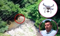 Colombiano y su dron