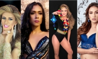 Algunas de las aspirantes al título de Reina Trans Nacional del Mar