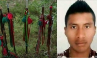  Guardia Gersain Yatacue, asesinado en el Cauca.
