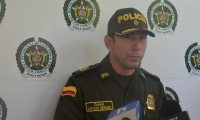 El comandante de la Policía Metropolitana de Santa Marta, coronel Gustavo Berdugo.