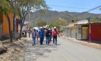 El alcalde Rafael Martínez realizó un recorrido por Taganga. 