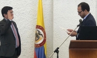 El acto de posesión estuvo presidido por el viceministro de Educación Superior, Luis Fernando Pérez.