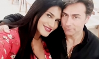 El actor Mauricio Urquijo y su novio María Gabriela Isler