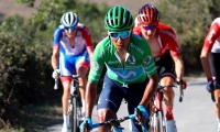 El ciclista colombiano recortó cerca de cinco minutos su diferencia con el actual líder de la vuelta.