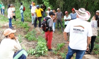 Morelo recorriendo el departamento del Magdalena.