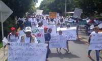 Protestas en Guachaca - imagen de referencia.