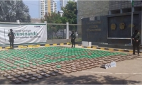 En el puerto marítimo de Cartagena la Policía Antinarcóticos logró la incautación de 798 kilos de clorhidrato de cocaína. 