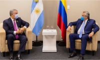 El Jefe de Estado se reunió con su homólogo de la República Argentina, Alberto Fernández.