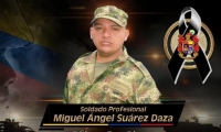 Miguel Suárez, soldado asesinado 