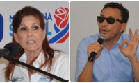 Rosa Cotes se fue en contra de Carlos Caicedo.