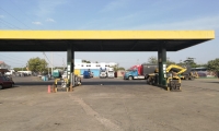 Estación de servicio en La Guajira.