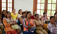Las mujeres disfrutaron del taller