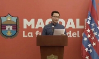 Carlos Caicedo, gobernador del Magdalena.