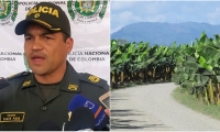 Coronel Samir Pava, comandante de la Policía del Magdalena. 