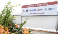 Fachada del Hospital de Emergencia.