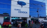 Fachada de la Clínica Cehoca, en Santa Marta.
