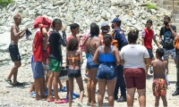 Operativos en playas de la ciudad.