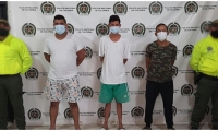 La Policía del Magdalena capturó en flagrancia a tres presuntos integrantes del grupo armado organizado Clan del Golfo.