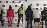 Los capturados fueron dejados a disposición de las autoridades solicitantes por los delitos que se les imputan. 