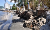 Erosión en Playa Salguero será abordada en medio de declaratoria de calamidad pública.