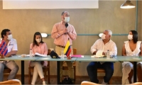 El encuentro contó con los funcionarios nacionales y la participación de siete alcaldes del Magdalena. 