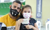 Vacunación de niños contra el coronavirus.