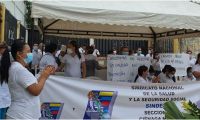 Desde el pasado mes de octubre los empleados del centro asistencial más importante de Ciénaga vienen protestando.