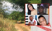 Fotos de los 4 jóvenes asesinados.