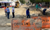 Trabajos adelantados en Pescaíto.