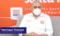 Secretario de Salud del Distrito, Henrique Toscano Salas. 