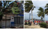 Fuertes vientos en Santa Marta.