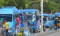 Paro de buses en Santa Marta