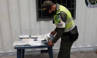 Marihuana incautada en Santa Marta.