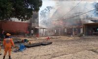 Incendio en Buritaca.