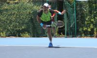 Robert Farah entrenando en Tokio.