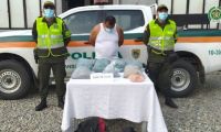 Transportaba 14 kilos de cocaína 