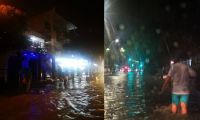 La lluvia se extendió por varias horas en la ciudad.