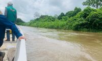 Obras en el río Fundación.