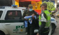 La Policía dejó al menor a disposición del ICBF.