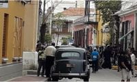 Este fin de semana el Centro Histórico volvió a ser escenario de grabaciones. 