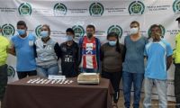 Seccional Atlántico desarticuló el grupo delincuencial El combo de Santo Domingo, dedicados al tráfico de estupefacientes.