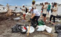 Jornada de limpieza en el sector de Los Cocos   