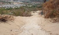 Zona intervenida de los cerros en El Yucal 