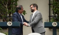 Gustavo Petro y Gabriel Boric