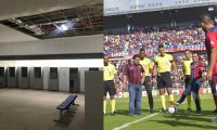 Aún faltan obras por terminar en el estadio Sierra Nevada de Santa Marta. 